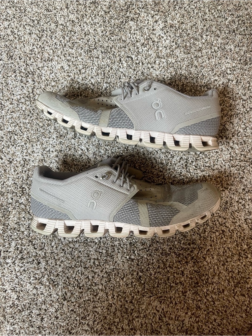 On Running Men's Athletic Shoes in Light Gray